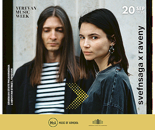 svefnsaga x raveny — live @ state philharmonia of armenia, yerevan music week, september 20, 2025, yerevan